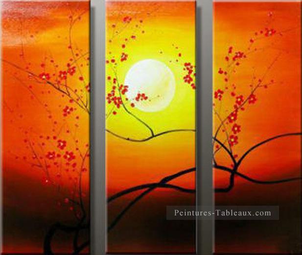 agp019 plum blossom tableaux à l’huile muraux Blocs Peintures à l'huile